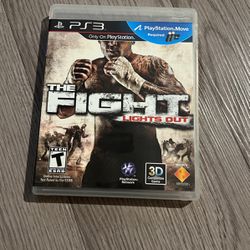 PS3 Game The Fight Lights Out