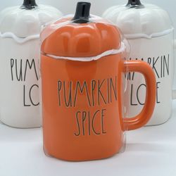 Pumpkin Love and Pumpkin Spice Mugs