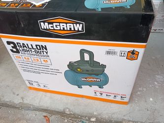 Air Compressor 3 Gallon Used Once
