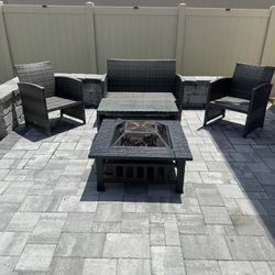 Patio Furniture With Fire Pit 