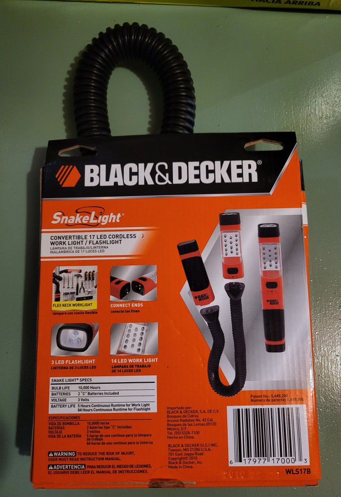 Black & Decker Snake Light Snakelight - 2 C-Batteries