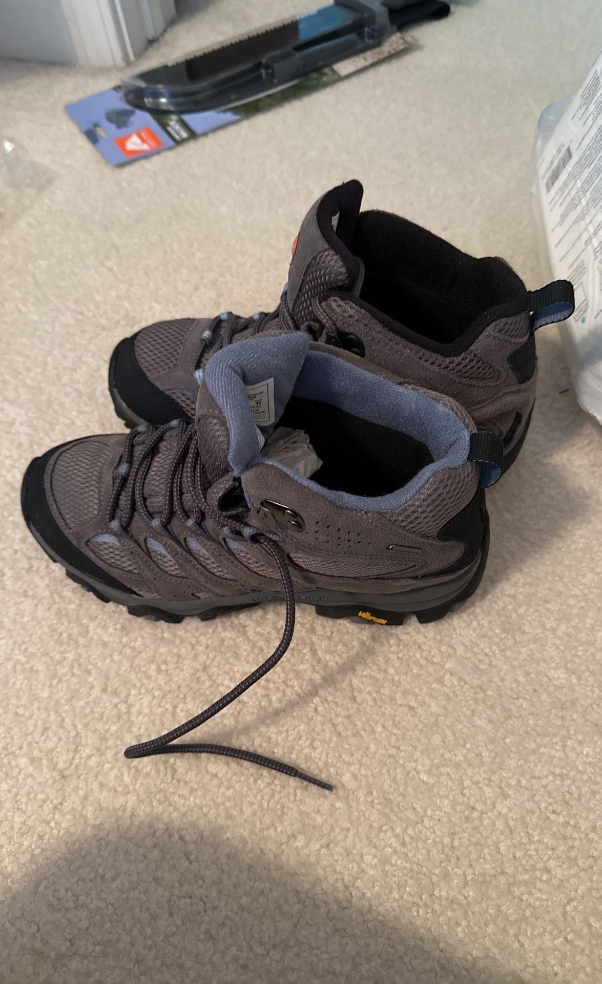 Merrill Hiking Boots, Size 9 Women’s