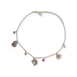 3 Charm DIY Neck set for Girls Charm Bracelet with Unicorn and Owl