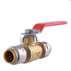 SharkBite Max 1/2 in. Brass Push-to-Connect Ball Valve @c2-477