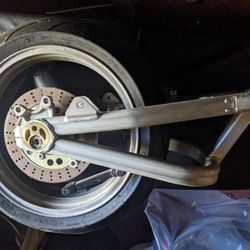 Zrx1200 Swing Arm And Wheel.