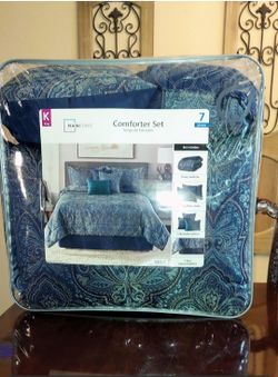 (New) King Comforter Set - 7 pieces- x Streets Ray and Higley