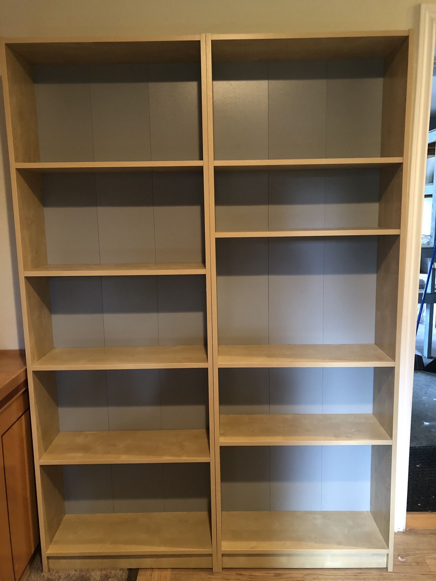 IKEA bookshelves
