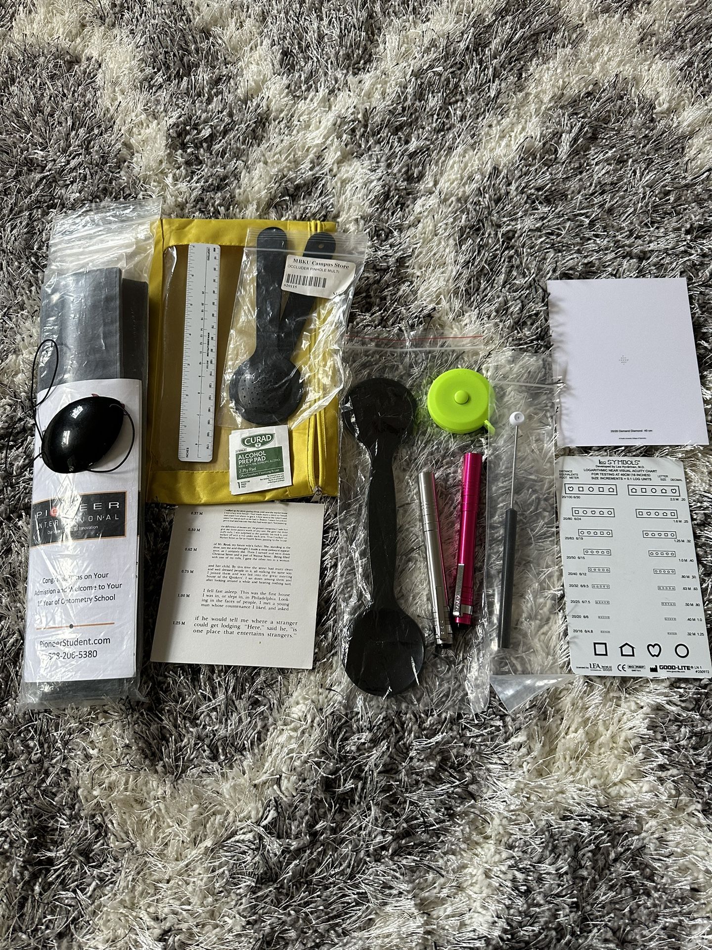 Optometry School Entrance Exam Kit