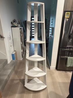 Moving Sale - Beautiful Corner Bookshelf
