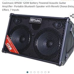 $250 COOL MUSIC PORTABLE BLUETOOTH GUITAR AMPLIFIER/SPEAKER