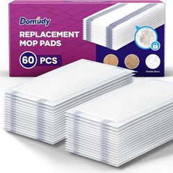 4-Layer Super Absorbent Pad Refills for Swiffer Wet Jet Mop, Heavy Duty & No-Shedding Mopping Pads Refill, Disposable Streak-Free Cleaning for All Sea