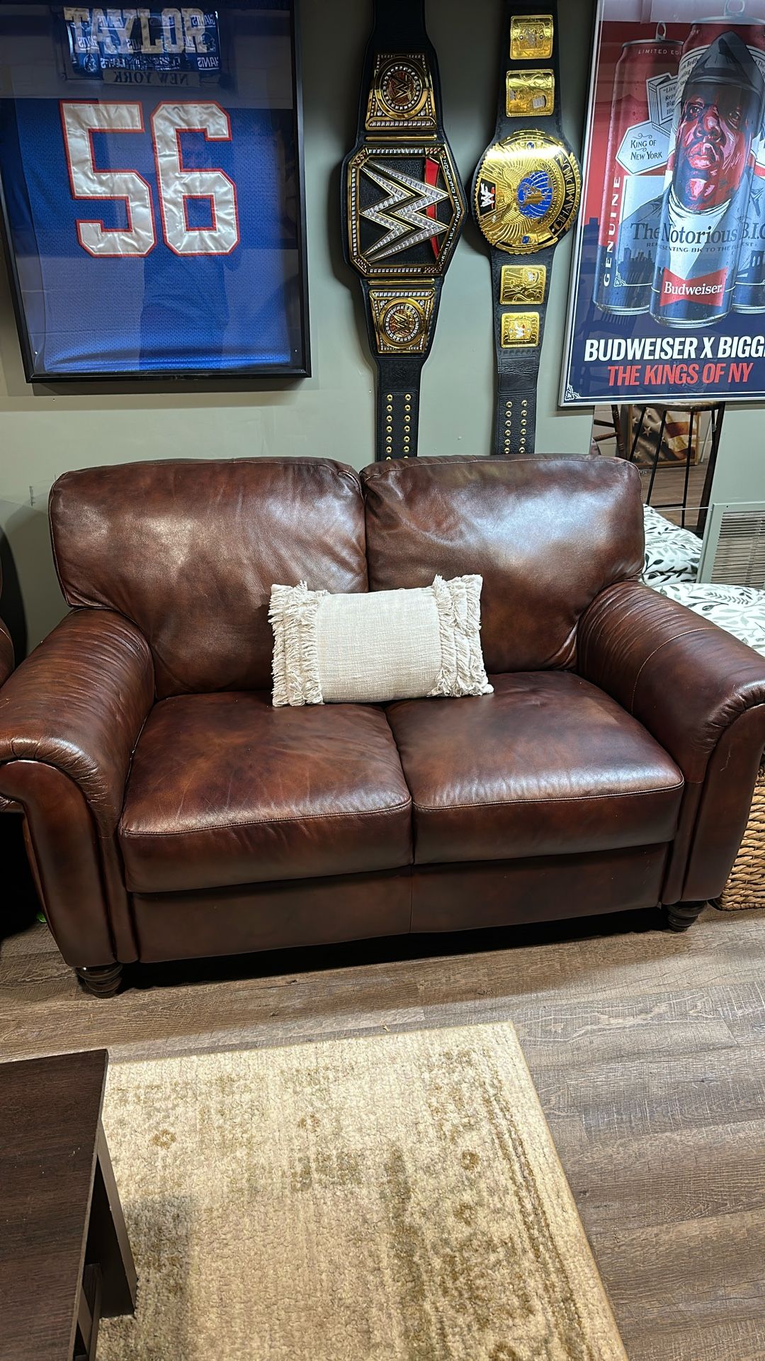 Leather Couch And Love Seat