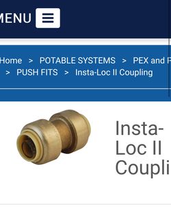 Plumbing Coupling 3/4”
