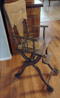 Antique high chair
