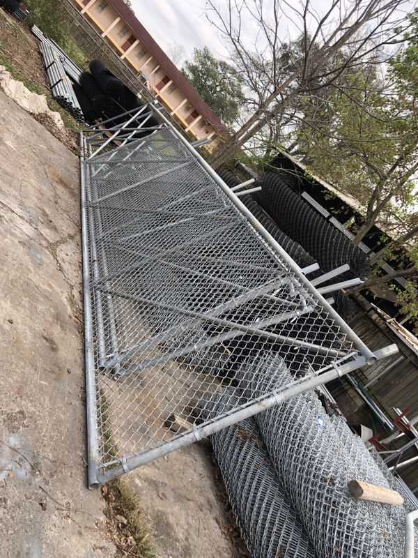 chain link fence gate/ 18’ft long/ commercial for sale in