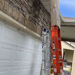 Lite 24 ft. Fiberglass Extension Ladder with 300 lbs. Load Capacity Type IA Duty Rating
