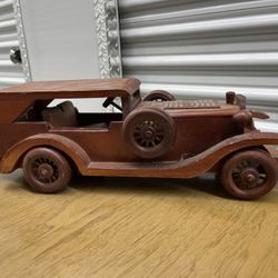 Vintage Wooden Car