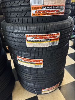 ✅✔️235/60/18 vendo set de llantas nuevas Arroyo