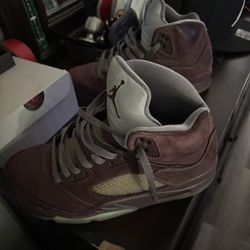 Maroon Jordan 5s