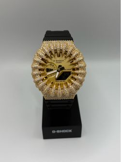 Gold Moissanite G-Shock 2200