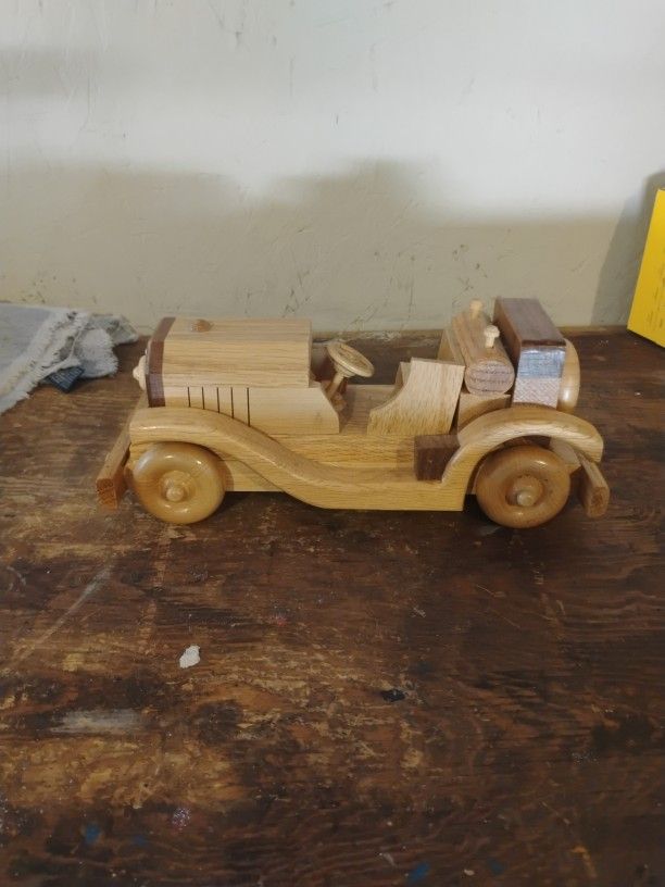 Handmade Wooden Truck And Car