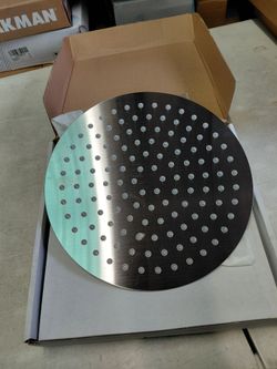 Alfi 12" Round showerhead in brushed stainless steel