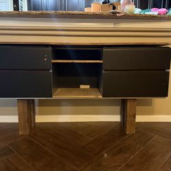 Modern Rustic Console Table / TV Stand with Storage
