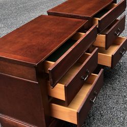 Two Solid Wood Wit Big Drawers. Delivery Available 