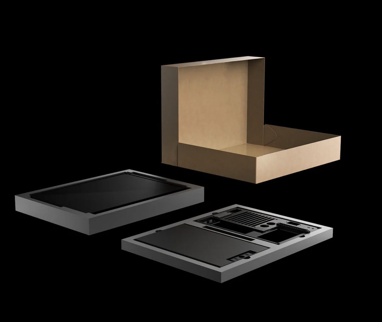 NCASE M2 Round - Black Computer Case With 8mm Angled Feet! Brand New!