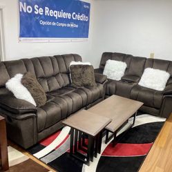 NEW COMFY BARCELONA CHOCOLATE SOFA LOVESEAT SET ON SALE $1299! EASY FINANCING 💰SAME DAY DELIVERY 🚚 