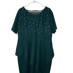 Dark Green Dress