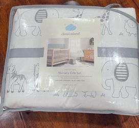 Cloud Island Nursery Crib set