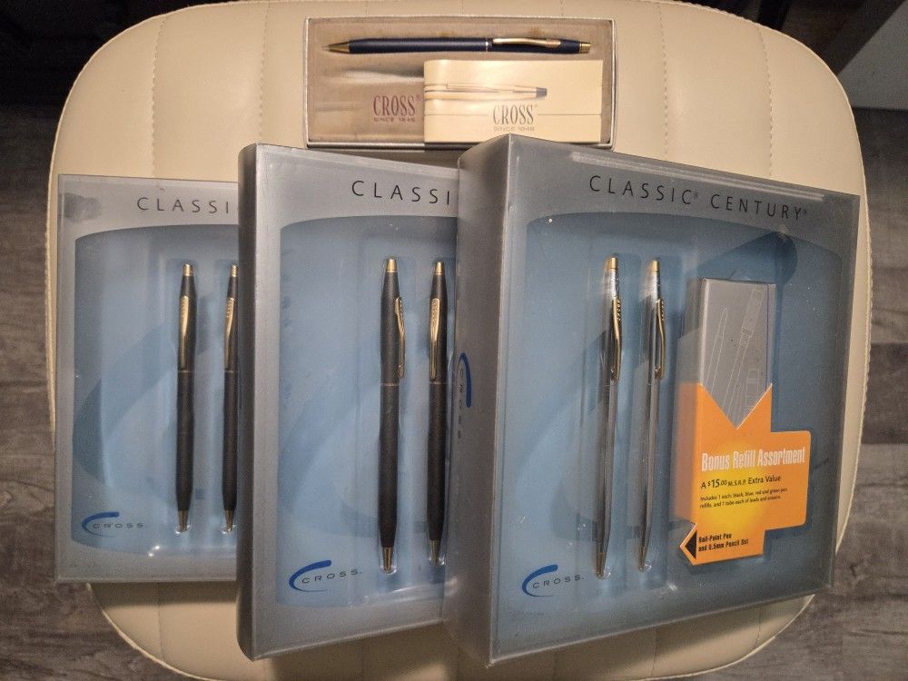Cross Classic Century 23K Gold Pen Sets (Bundle)