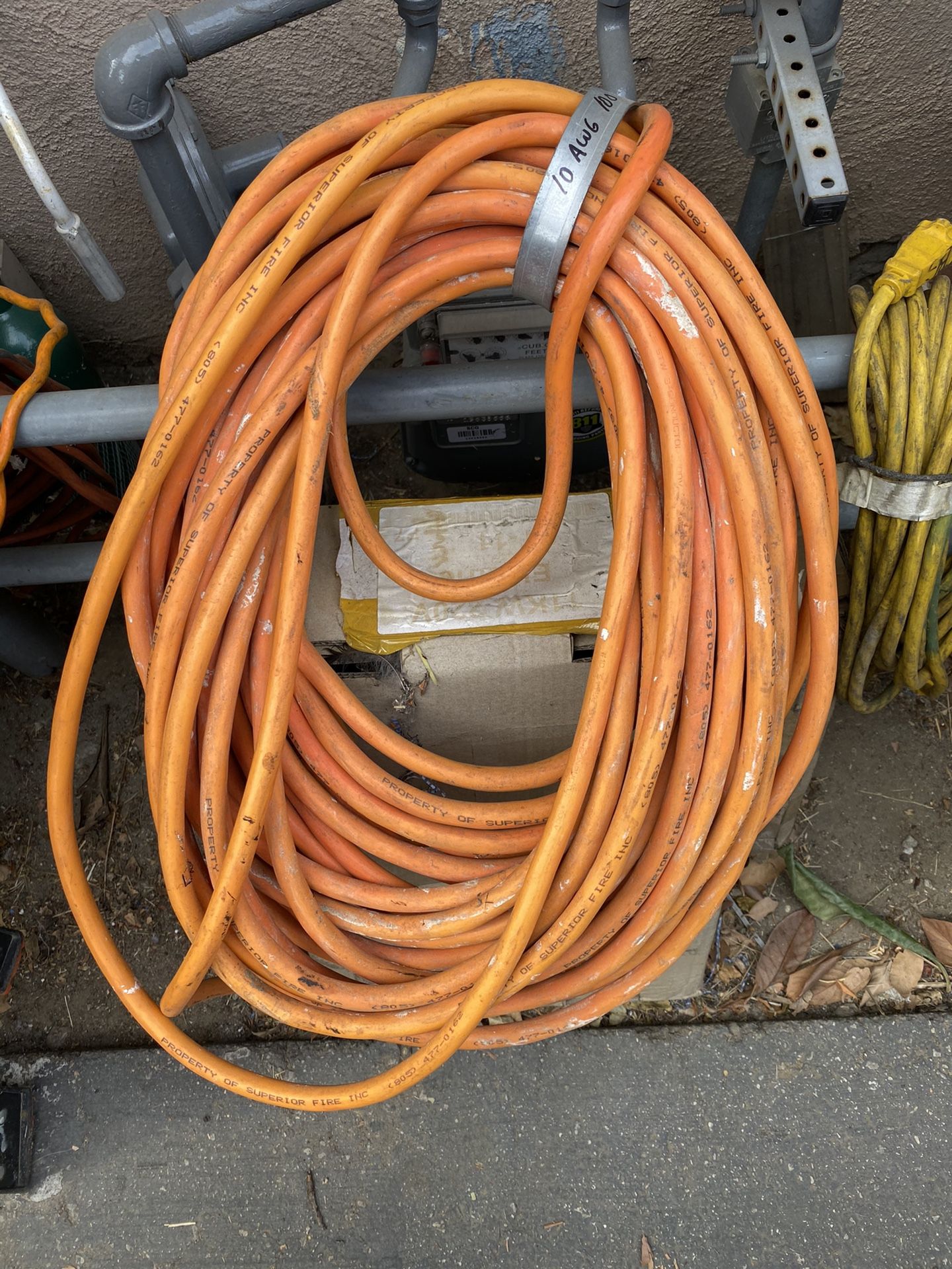 100’ 10 AWG GAUGE EXTENSION CORD CONTRACTION GRADE