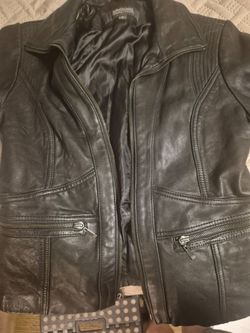 Leather jacket