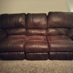 Sturdy Sofa Couch. Recliner.