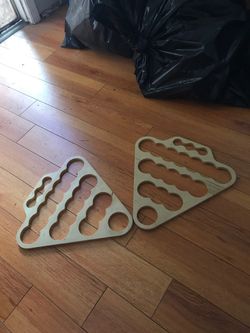 Beer pong cup rack