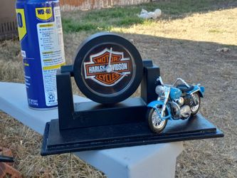 Vintage Harley Davidson Clock
