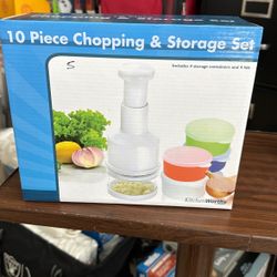 10 Piece Chopping And Storage Set