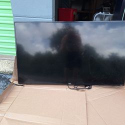 50" Onn Roku Smart TV W/Wallmount Anc. Hardware 