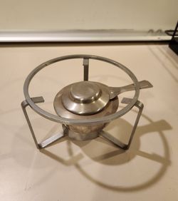 Vintage Swiss Fondue Burner & Stand – Made in Switzerland