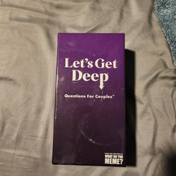 "Let's Get Deep" Card Game