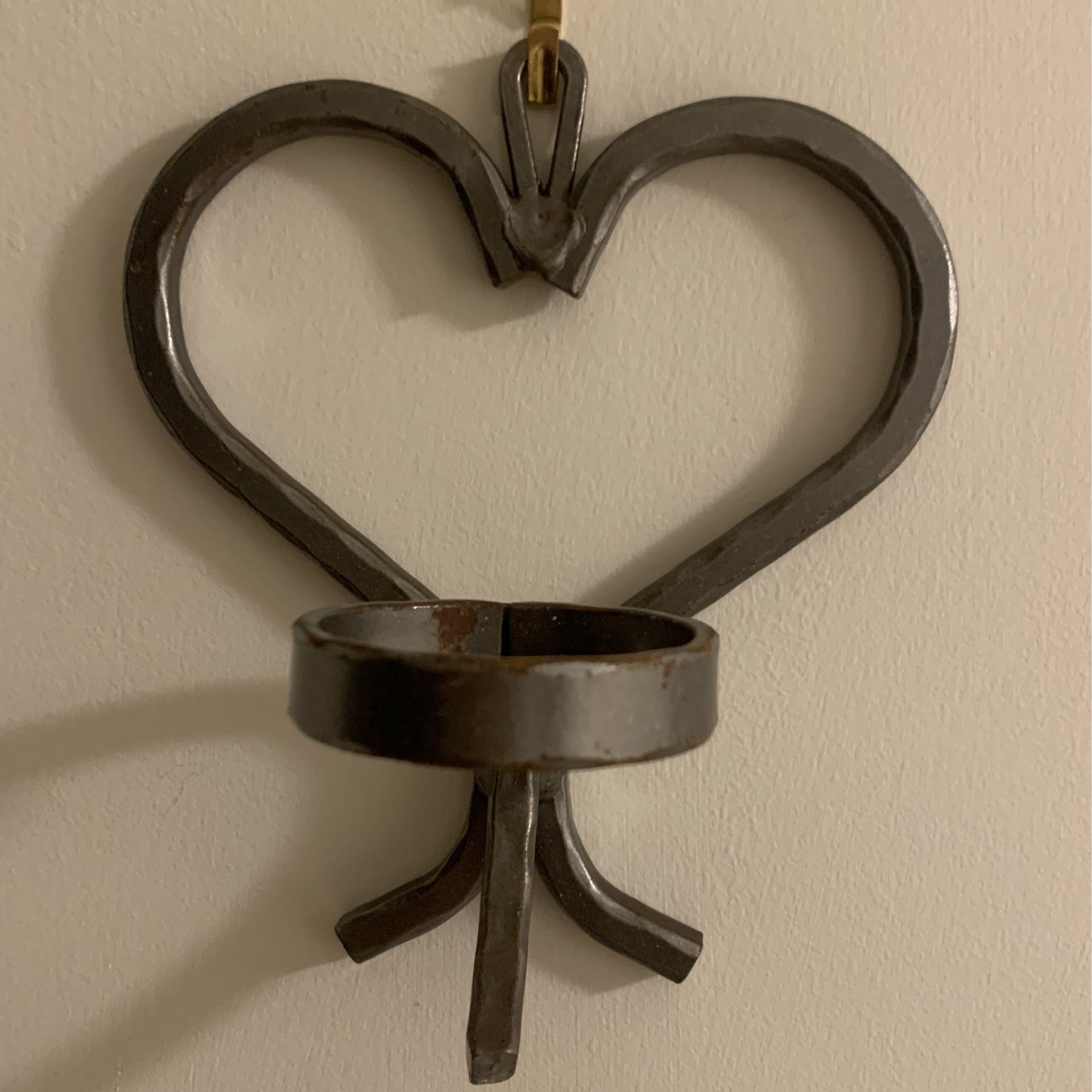 Heart Shaped Wall Candle Holder
