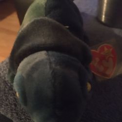 HTFTY Beanie Baby Rainbow Chameleon Bea