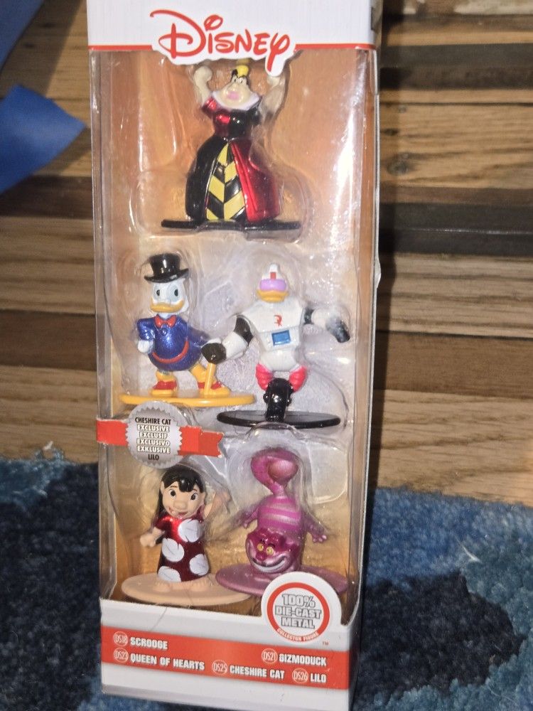 Disney Characters Metalfig EXCLUSIVE Metalfig Die-Cast Metal 5 Pack Box Set
