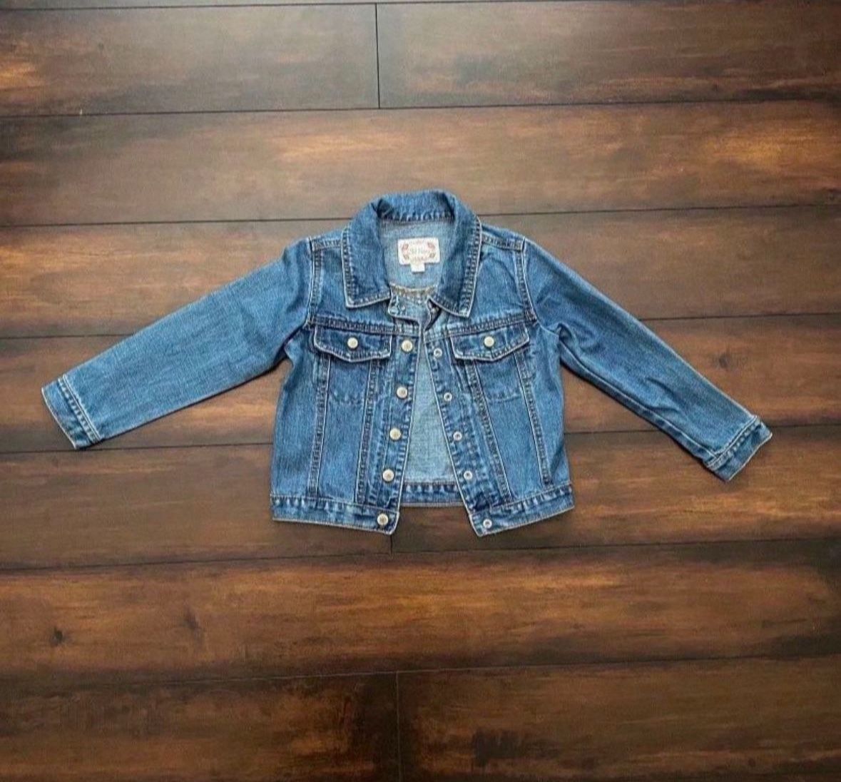Baby Girl Clothes Old Navy Toddler Denim Jean Jacket Size 4T