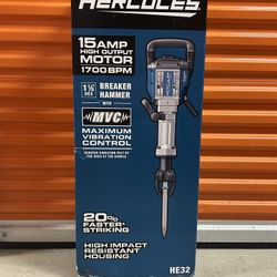 Hercules 15 Amp 1-1/8 In Hex Lower Wall Breaker Hammer
