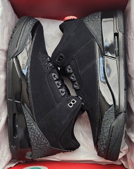Jordan 3 Black Cat Size 11 & 12 $230 Each