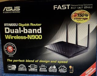 Asus RT-N66U Dual-band Wireless-900 Gigabit Router