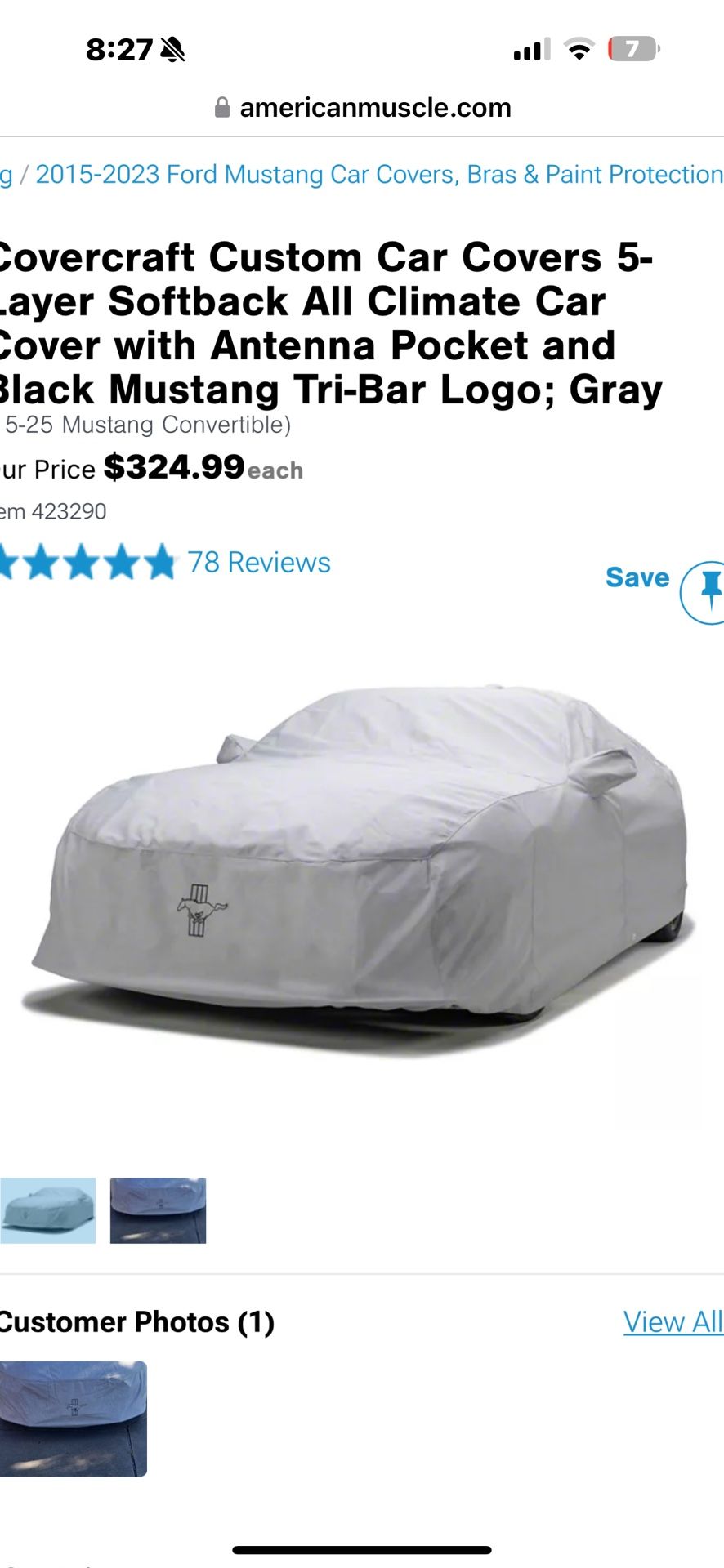 Fits S550 Mustangs 2015 -2023 NEED GONE NO ROOM